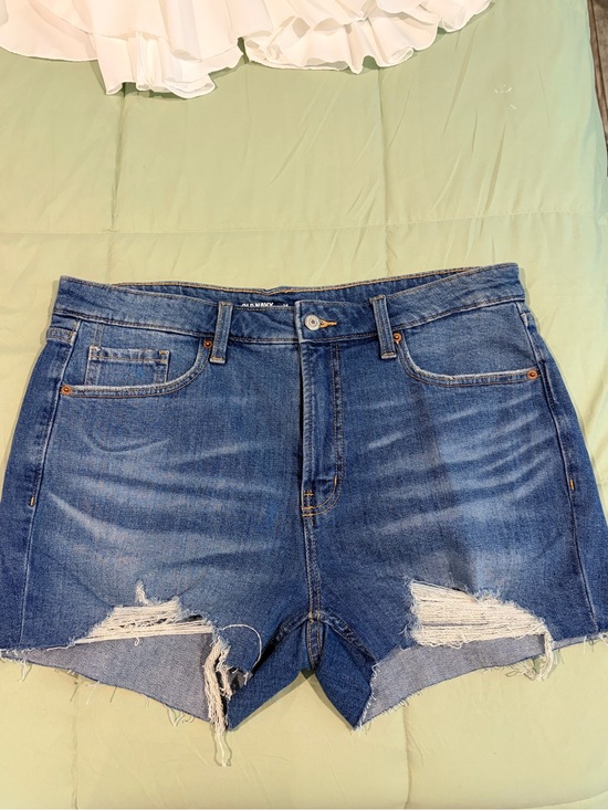 Old Navy Pants - Old Navy Blue Distressed Denim Cutoff Shorts